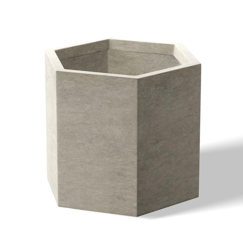 Concrete Geometric Plant Pots / Large Indoor and Outdoor flower Planters
