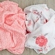 preview thumbnail 1 of 0, 2 Pack Summer Daisy Muslin Swaddle Blankets - 47" x 47"