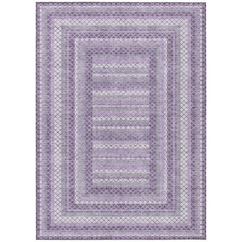 HomeRoots Geometric Transitional Rectangle Outdoor Rug