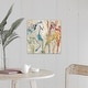 preview thumbnail 6 of 6, "Horse Dance" Canvas Wall Art 20" x 20"