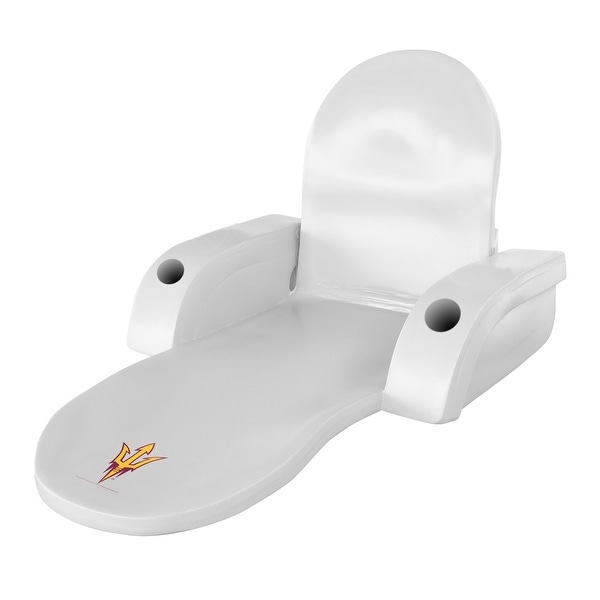 36.5" White NCAA Arizona State University Folding Pool Lounger - N/A