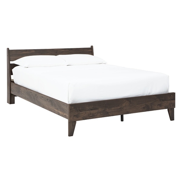 Calverson Mocha Panel Platform Bed. Opens flyout.