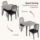 preview thumbnail 3 of 29, Dining Table Set for 2, Kitchen Table Chairs Set of 2 with PU Upholstered Cushion