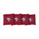 preview thumbnail 1 of 1, San Francisco 49ers NFL Red Cornhole Bags All-Weather Resin Filled