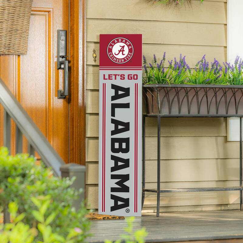 47" Double Sided Seasonal Porch Leaner, University of Alabama - 47" x 11.25"