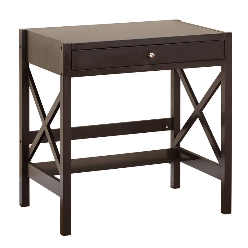 Simple Living X-Frame Farmhouse Wood Desk