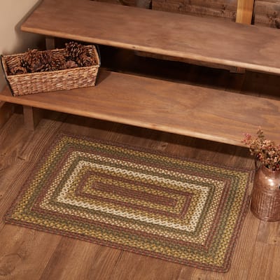 Tea Cabin Jute Rug Rect w/ Pad 20x30 - 20" x 30"
