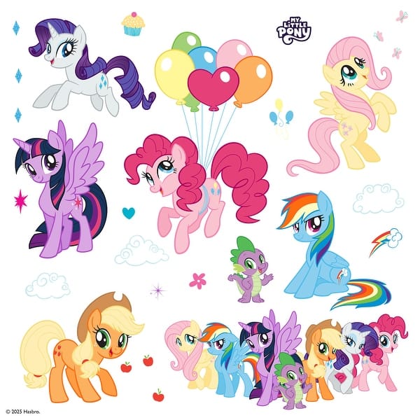 slide 2 of 6, RoomMates My Little Pony Friendship is Magic Wall Decals