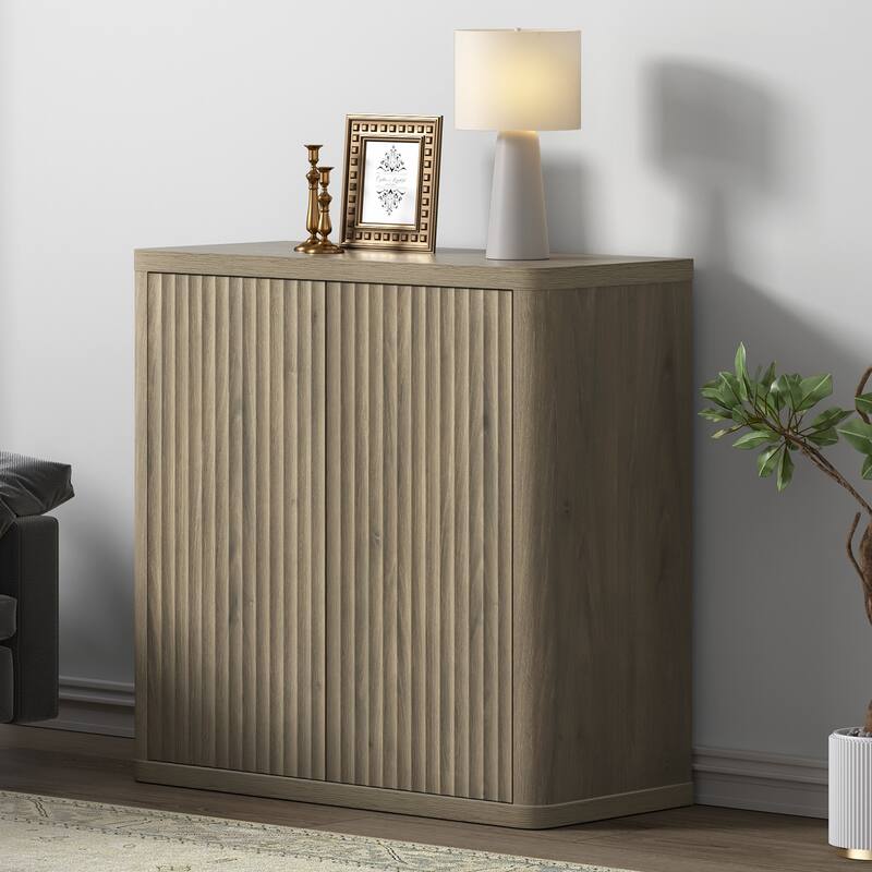 3 Multifunctional and Practical Rounded-Corner Side Cabinets