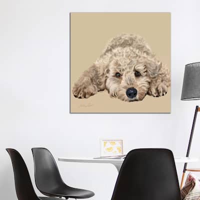 iCanvas "Labradoodle" by Vicki Newton Canvas Print