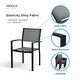 preview thumbnail 22 of 25, HIGOLD Heck Extendable Outdoor Dining Set for 8 Persons, Aluminum - 8 Seater