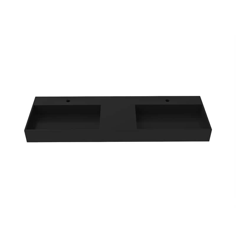 Juniper 60" Solid Surface Bathroom Vanity Top