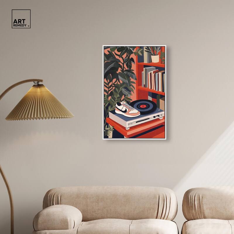 Vinyl and Sneaker Canvas by Art Remedy
