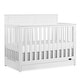 preview thumbnail 1 of 3, Dream On Me Reign 5 in 1 Convertible Crib with Under Drawer - White White