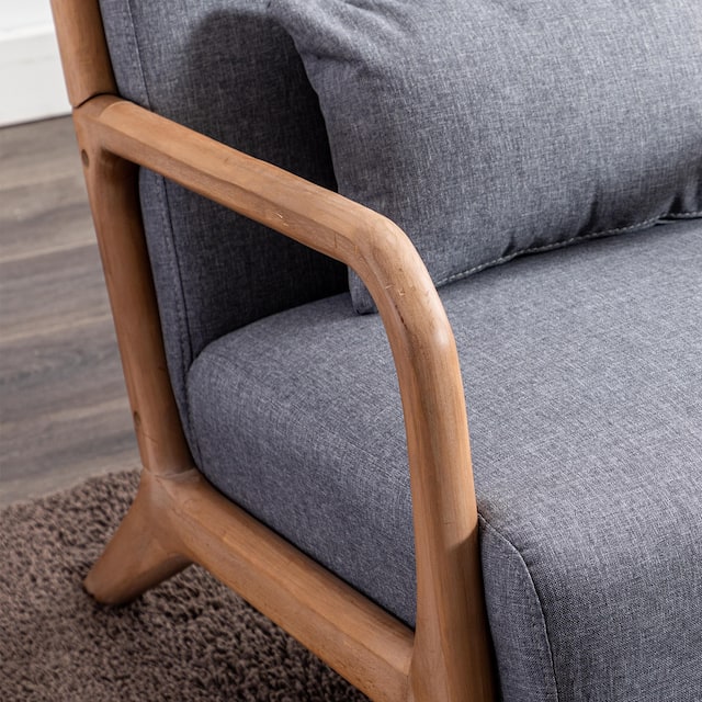 Aston Modern Solid wood Accent Chair