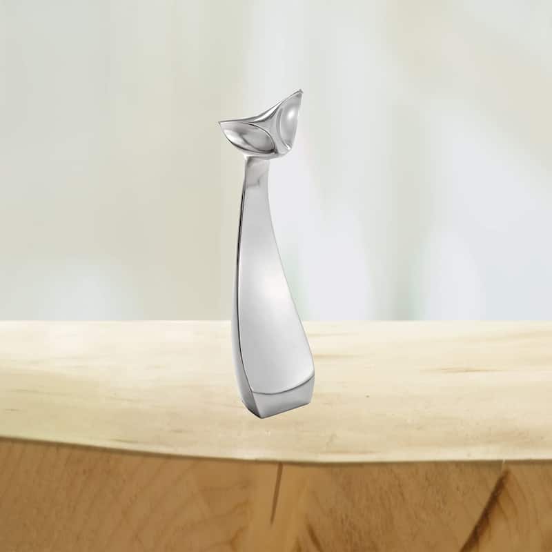 Nambe Cat Figurine Small - 9" H