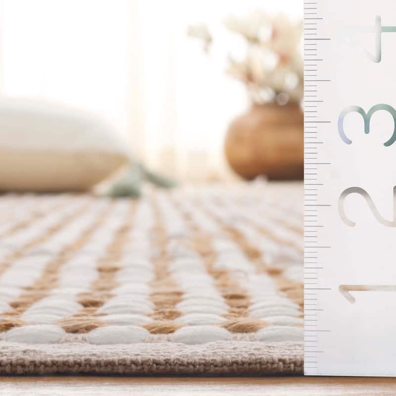 SAFAVIEH Handmade Cape Krimhilde Cod Jute & Cotton Rug