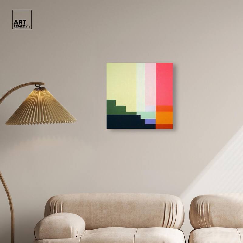 Rectilinear Rhapsody III Canvas by Art Remedy, Gallery Wrapped