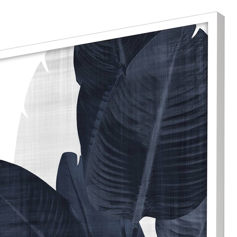 Azure Palm I Framed Art Exclusive Giclee from the Bode & Well Collections by Angela Harris - Under Glass - Blue