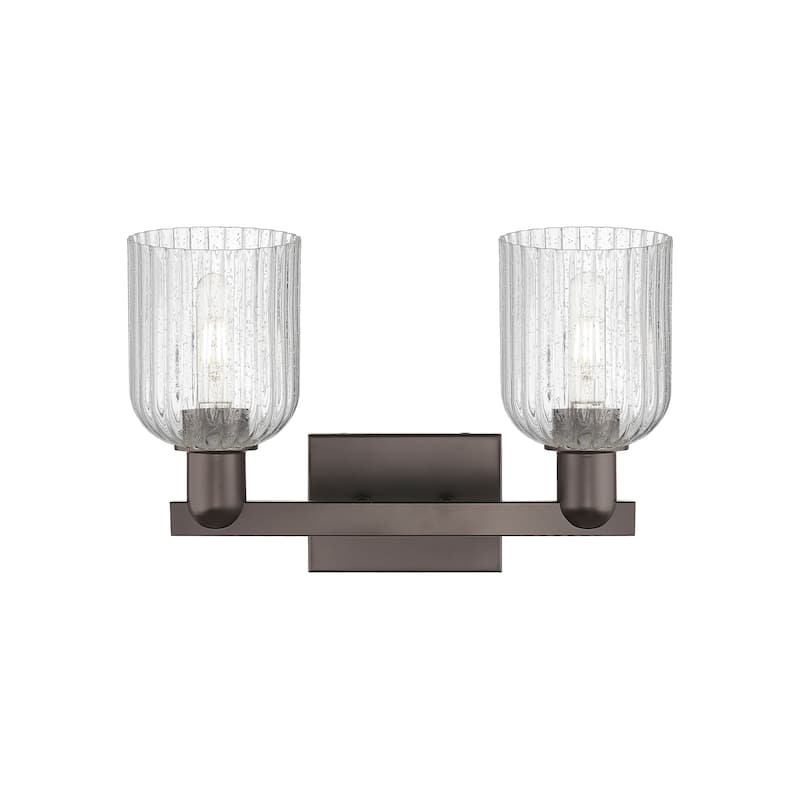 Innovations Lighting Downtown Urban - Bridal Veil - 2 Light 16" Bath Vanity Ligh