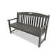 preview thumbnail 9 of 10, Polywood Trex Outdoor Furniture Yacht Club 60-inch Bench Stepping Stone
