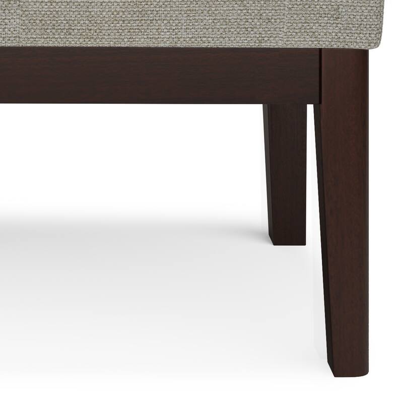 WYNDENHALL Bragg 27 inch Wide Mid Century Small Ottoman Bench
