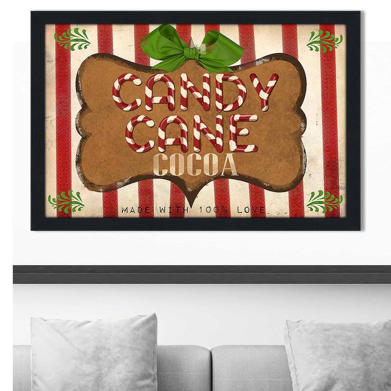 "Candy Cane Cocoa" by Jodi Print on Acrylic