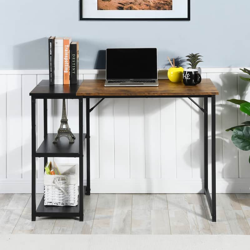 HomyLin Writing Table Home Office Desk Computer Desk for Study Working