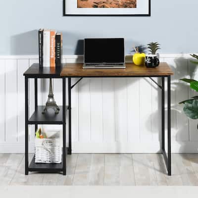 HomyLin Writing Table Home Office Desk Computer Desk for Study Working