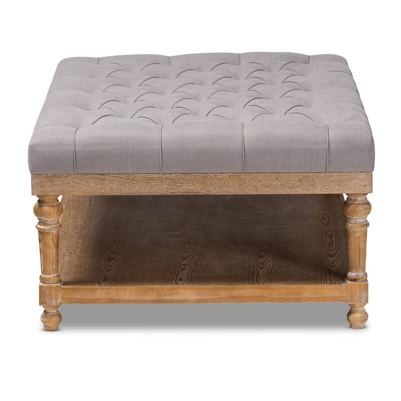 The Gray Barn Windy Ridge Modern and Rustic Cocktail Ottoman