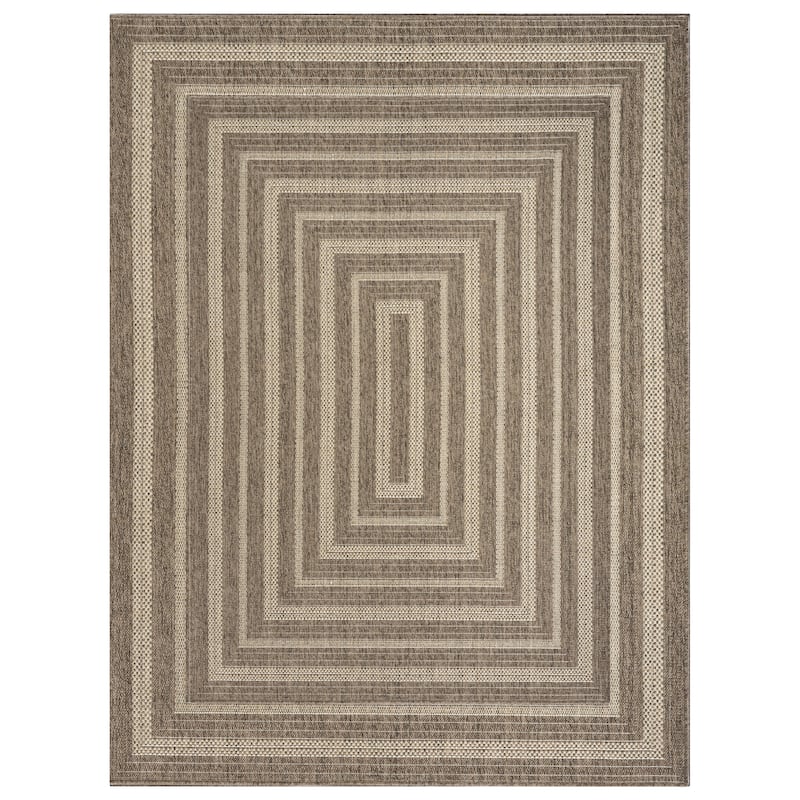 Nourison Tulum Indoor/Outdoor Geometric Area Rug