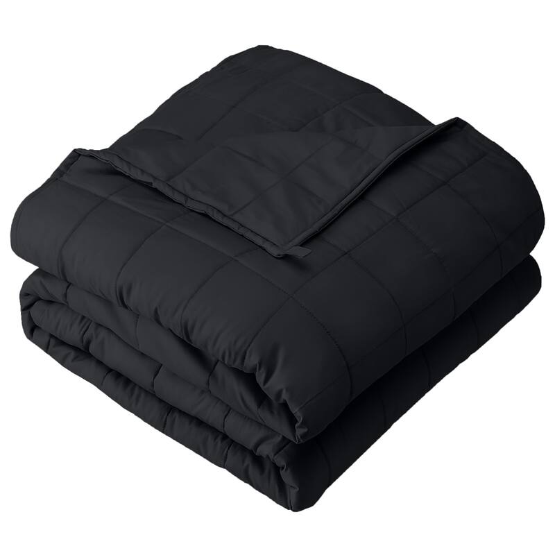 Bare Home Weighted Sensory Blanket - 40"x60" - 10lbs - Cotton Black