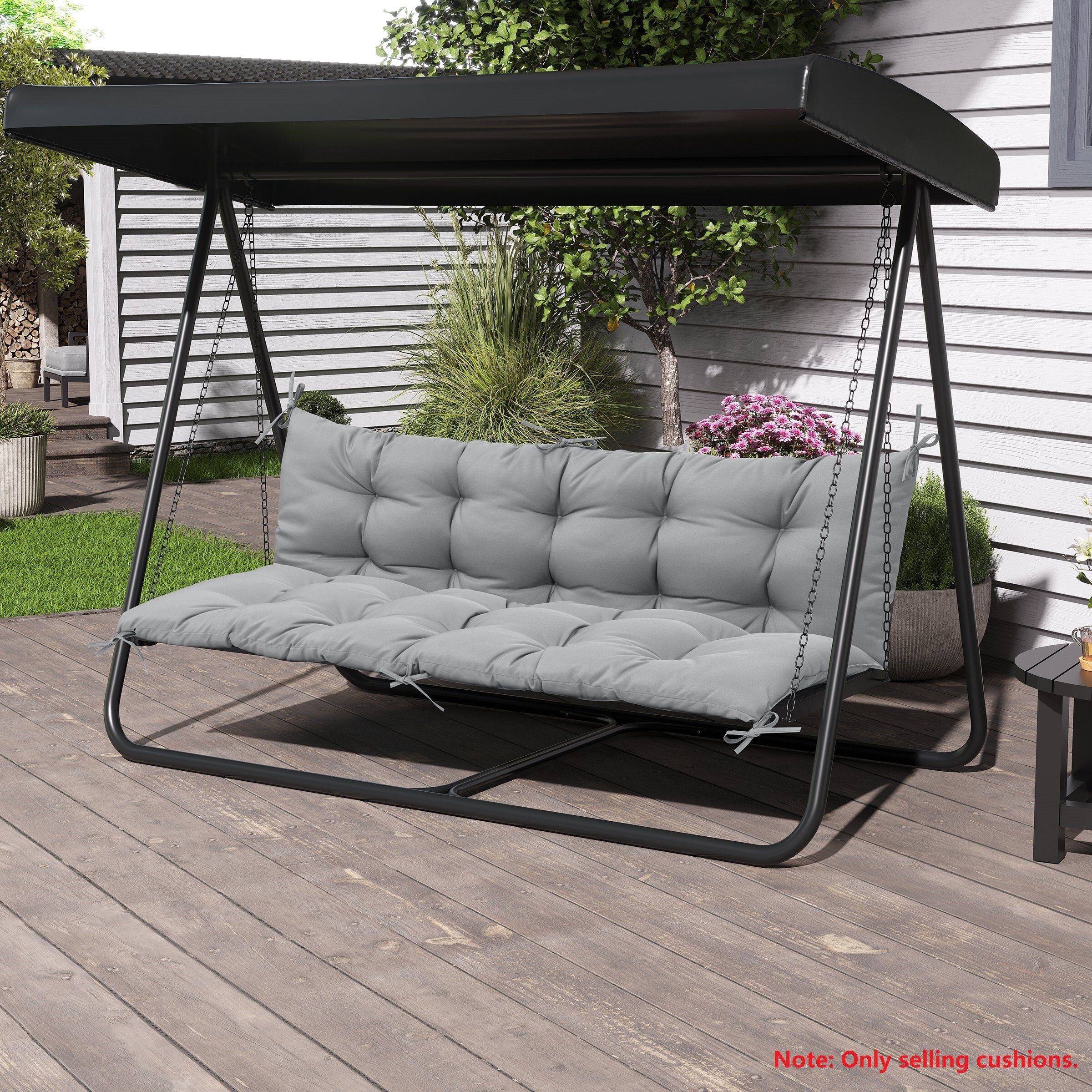 Patio Furniture Swing Fabric Seat Replacement Swing Cover