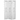 6 ft. Tall Double Sided White Door Panel Canvas Room Divider