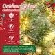 preview thumbnail 4 of 6, 2 Pack 24in Pre-lit Christmas Wreath, Lighted Artificial Xmas Wreath with Red Berries Pine Cones, for Party Decorations