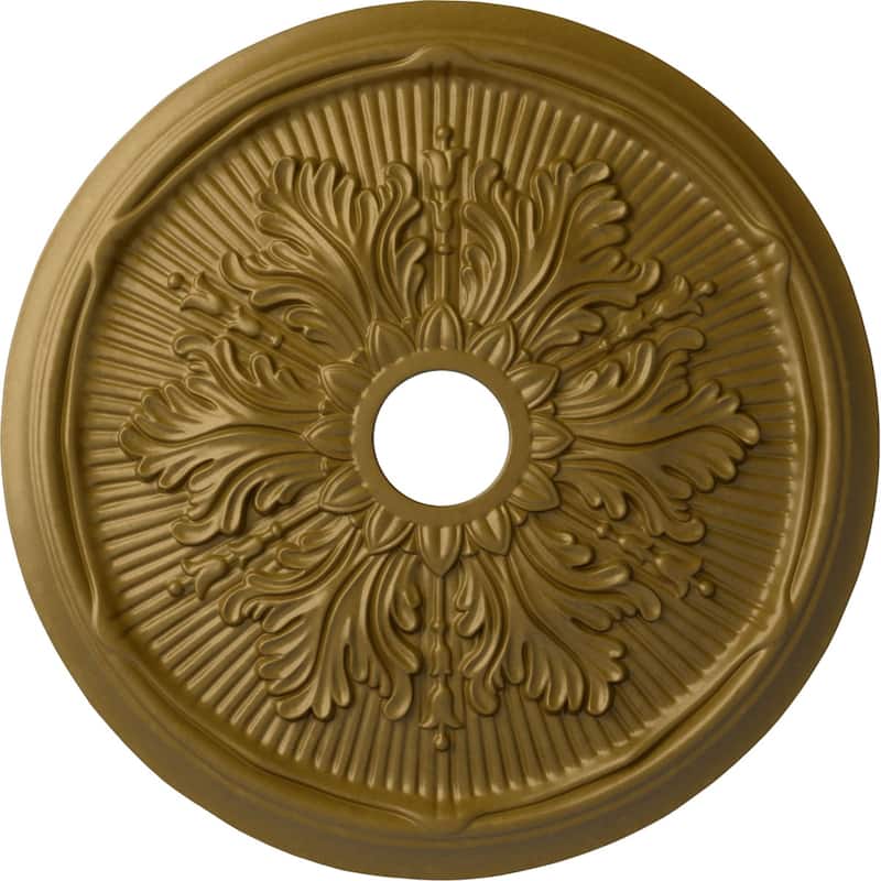 23 3/4"OD x 3 5/8"ID x 1 7/8"P Luton Leaf Ceiling Medallion