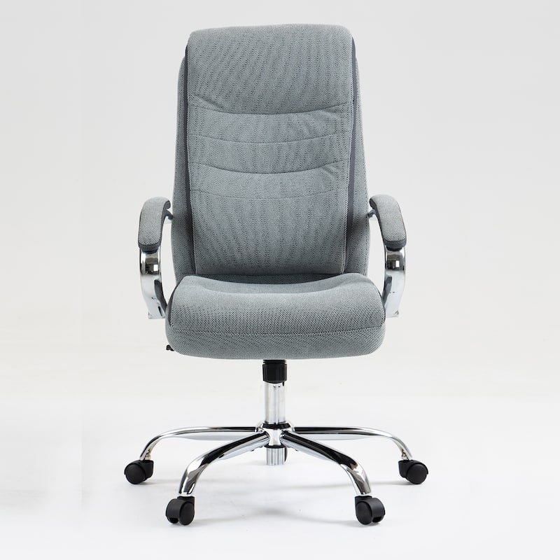 GDFStudio - Kingston Series High Backrest PU Material Office Chair and Waterfall Seat Design for Executive Comfort