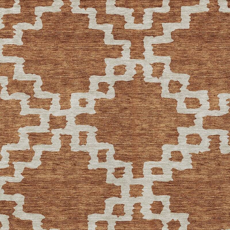 HomeRoots Geometric Transitional Rectangle Outdoor Rug