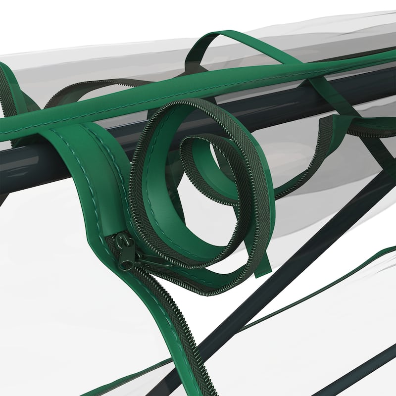 Raised Garden Bed with Removable Green House - 4ft x 3ft by Home-Complete