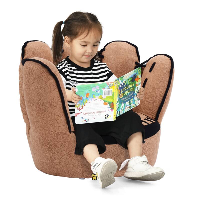 Five Fingers Baseball Glove Shaped Kids Sofa with Fun and Durable Seating for Young Baseball Fans - 23" x 19" x 17"