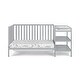 preview thumbnail 7 of 13, Modern 3-in-1 Solid Wood Convertible Crib and Changer Combo