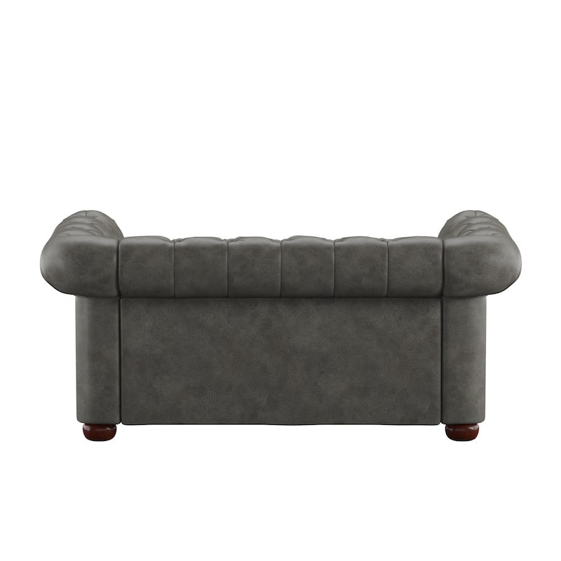 Knightsbridge Tufted Chesterfield Loveseat by iNSPIRE Q Artisan