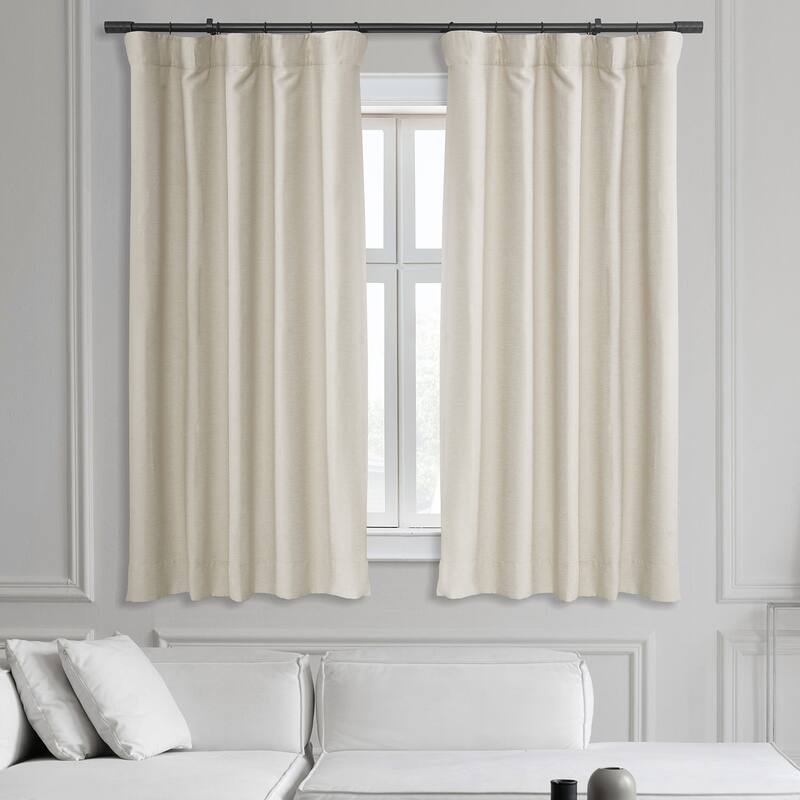 Exclusive Fabrics Bellino 63 In Room Darkening Curtain (1 Panel) - 50 x 63