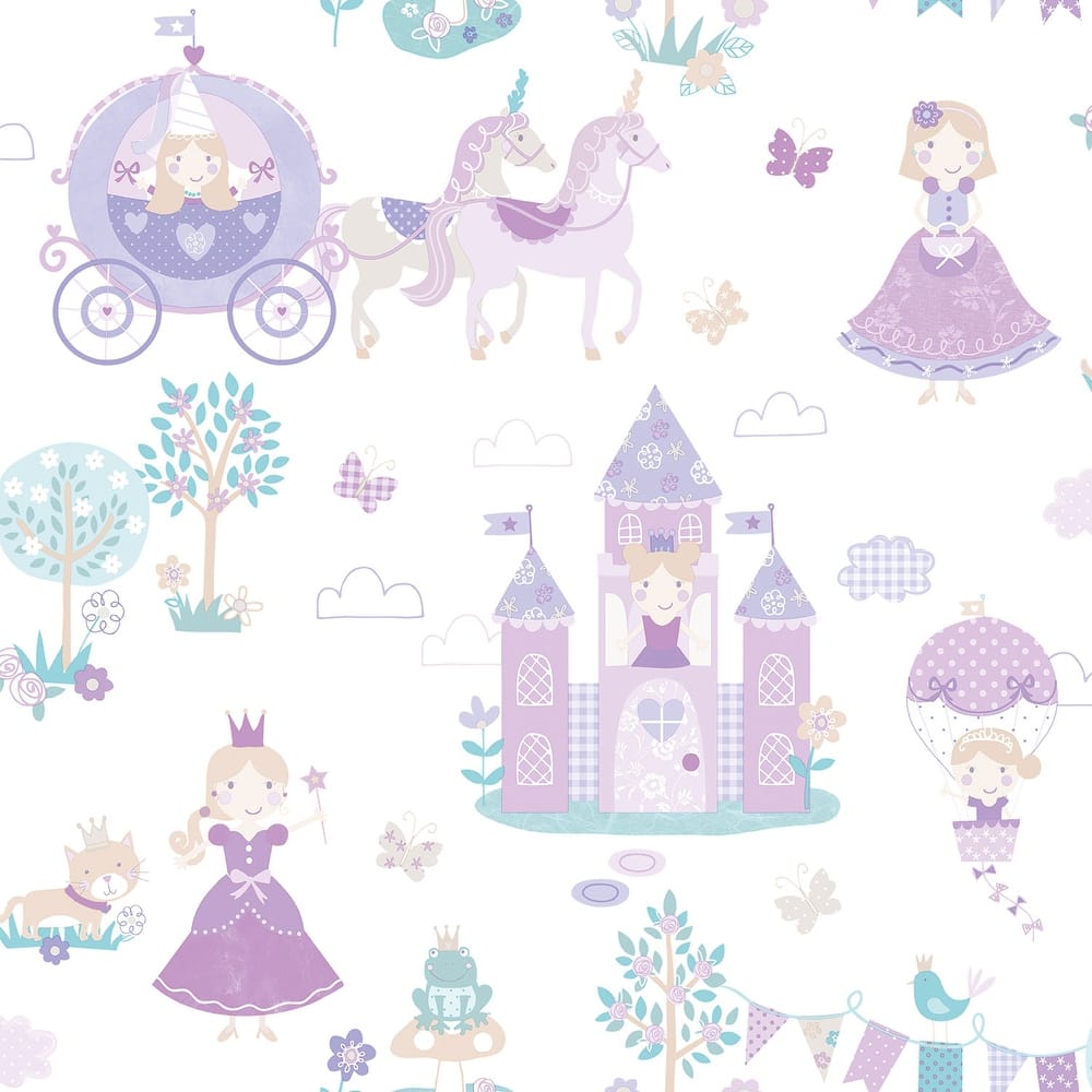 Galerie Wallcoverings Tiny Tots 2 Fairytale Princess Non-woven Matte Wallpaper Roll