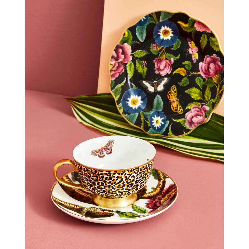 Spode Creatures of Curiosity Teacup and Saucer - 6.7 oz.
