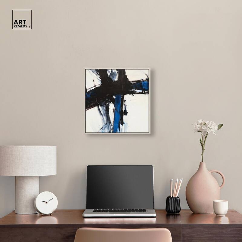 Blue Streak I Canvas by Art Remedy