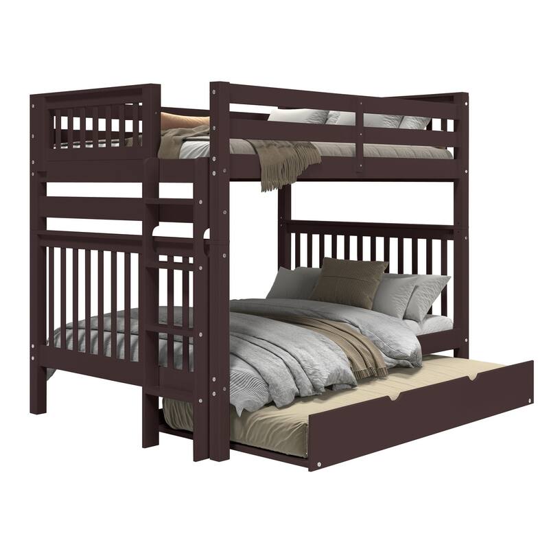 Taylor & Olive Trillium Full over Full Bunk Bed, Twin Trundle