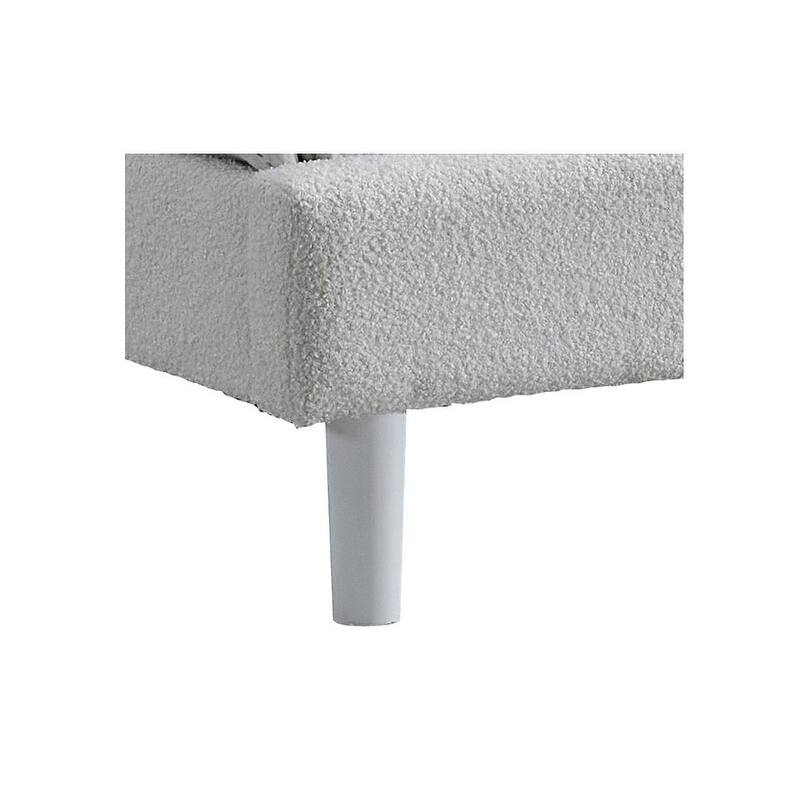 Glory Furniture Sinclair G001608 Upholsetered Bed in Wheat Teddy Bear