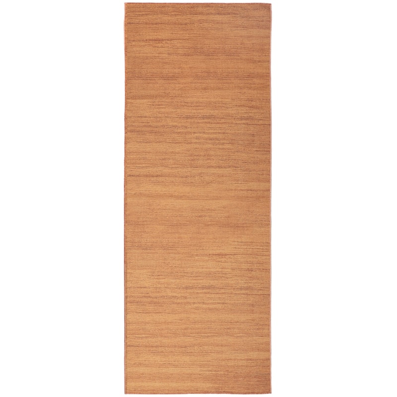Nourison Washable Essentials Indoor Solid Area Rug - 2' x 6' - Copper