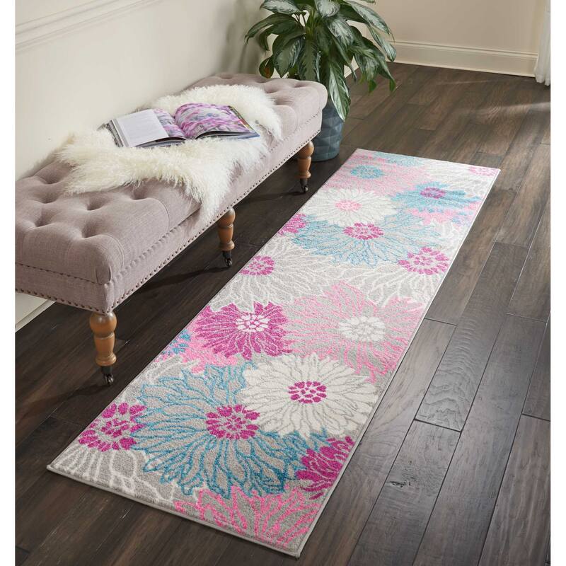 Nourison Passion Abstract Modern Floral Area Rug